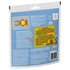 LEGO Bluey package back in blue printed material, rectangular retail pouch format featuring Bingo character details, safety information, promotional graphics and product reference content.