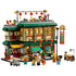 LEGO Spring Festival 80113 set in green, red, gold and tan plastic shows the Family Reunion Celebration restaurant with lanterns, minifigures and food carts on white.