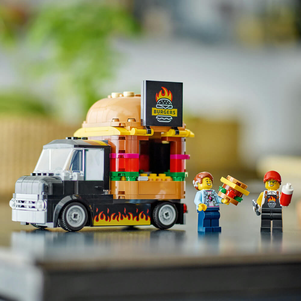 LEGO® City Burger Truck Toy Building Set 60404