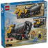 LEGO City Cement Mixer box back showing yellow truck with tilting cab, rotating gray drum functions, minifig workers, and step-by-step feature panels on branded retail packaging.