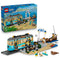 LEGO City Classic Beach Streetcar set 60506 pairs a blue 693-piece box with a turquoise and tan tram, seaside platform, fishing pier, minifigures, dog, and seal.