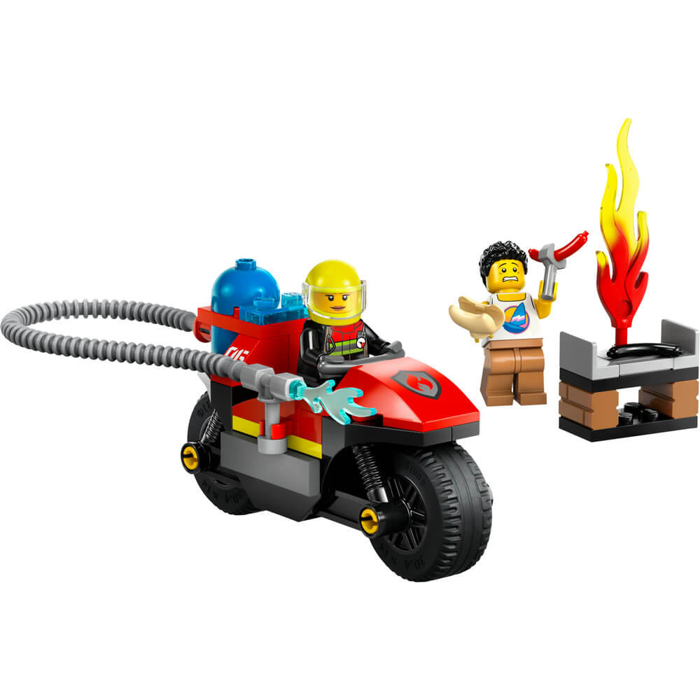 LEGO® City Fire Rescue Motorcycle Building Set 60410