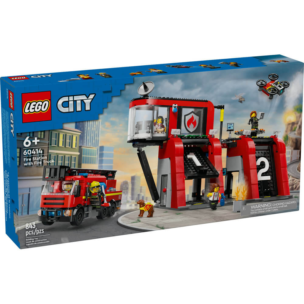 LEGO® City Fire Station with Fire Truck Playset 60414