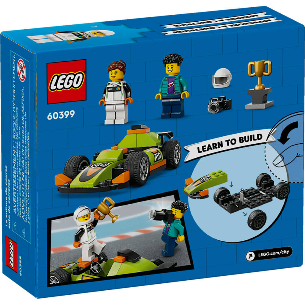 LEGO® City Green Race Car Racing Vehicle Toy 60399