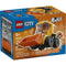 LEGO City Loader box front featuring blue and orange cardboard packaging with construction graphics, yellow loader vehicle, minifigure operator, age 5+ label, piece count, and clear LEGO City branding.