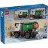 LEGO City Snowplow box back displaying illustrated play features, removable plow blade, rear salt spreader action, minifigure, build steps, and winter scenes on retail packaging.