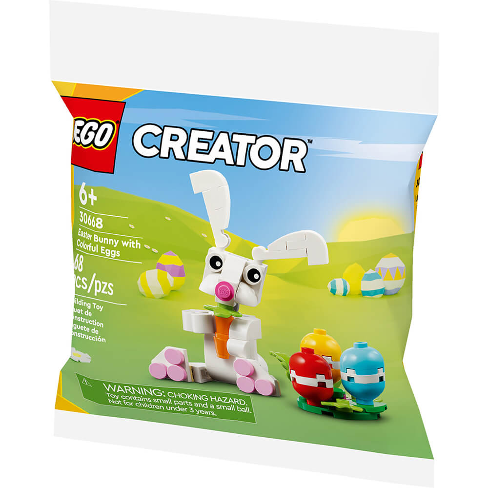 LEGO® Creator Easter Bunny with Colorful Eggs 68 Piece Building Kit (30668)