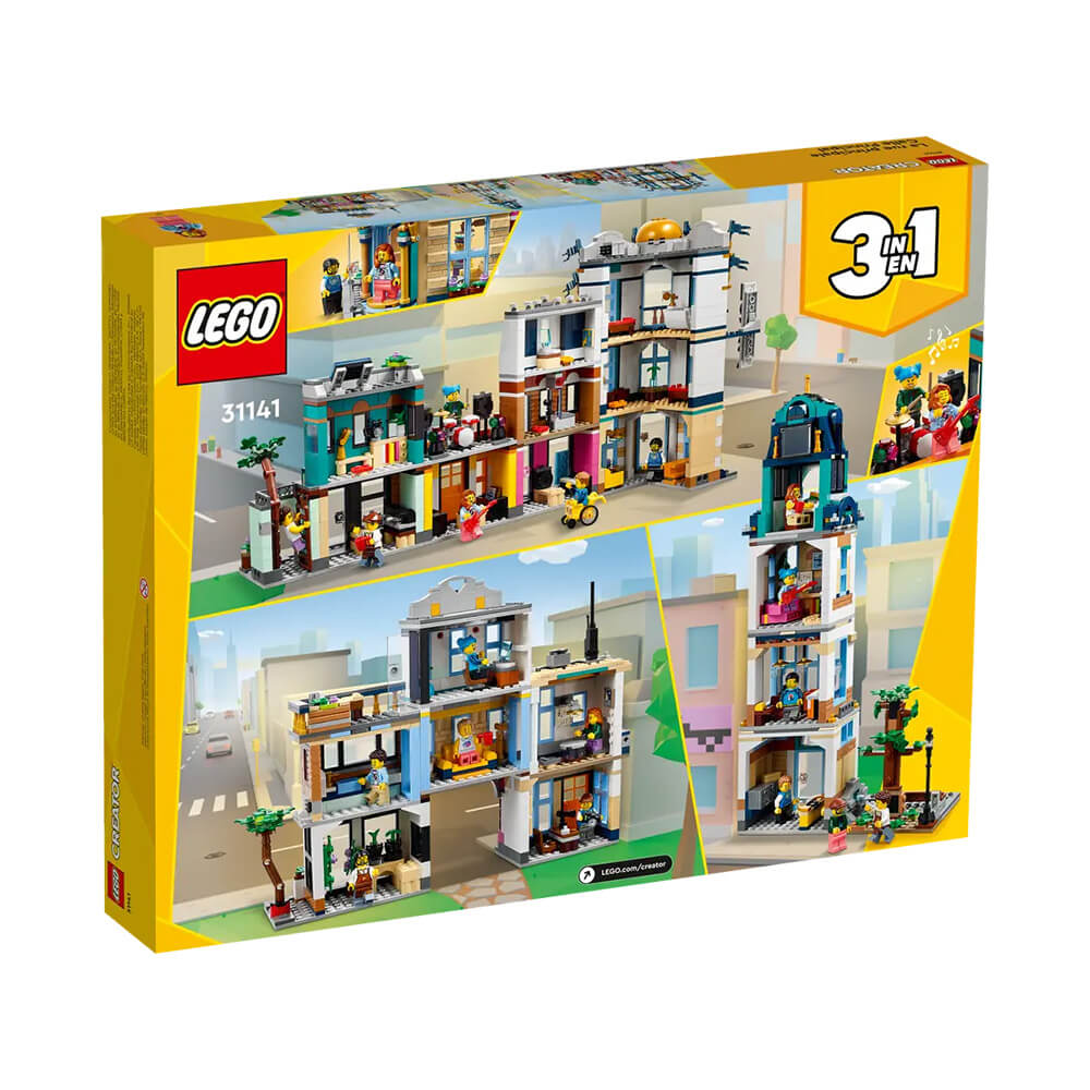 LEGO® Creator Main Street 31141 Building Toy Set (1,459 Pieces) front of the box