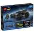 LEGO Batman Batmobile box back in blue and black cardboard, rectangular packaging showing car features and dimensions, product details and images presented on a clean retail display background.