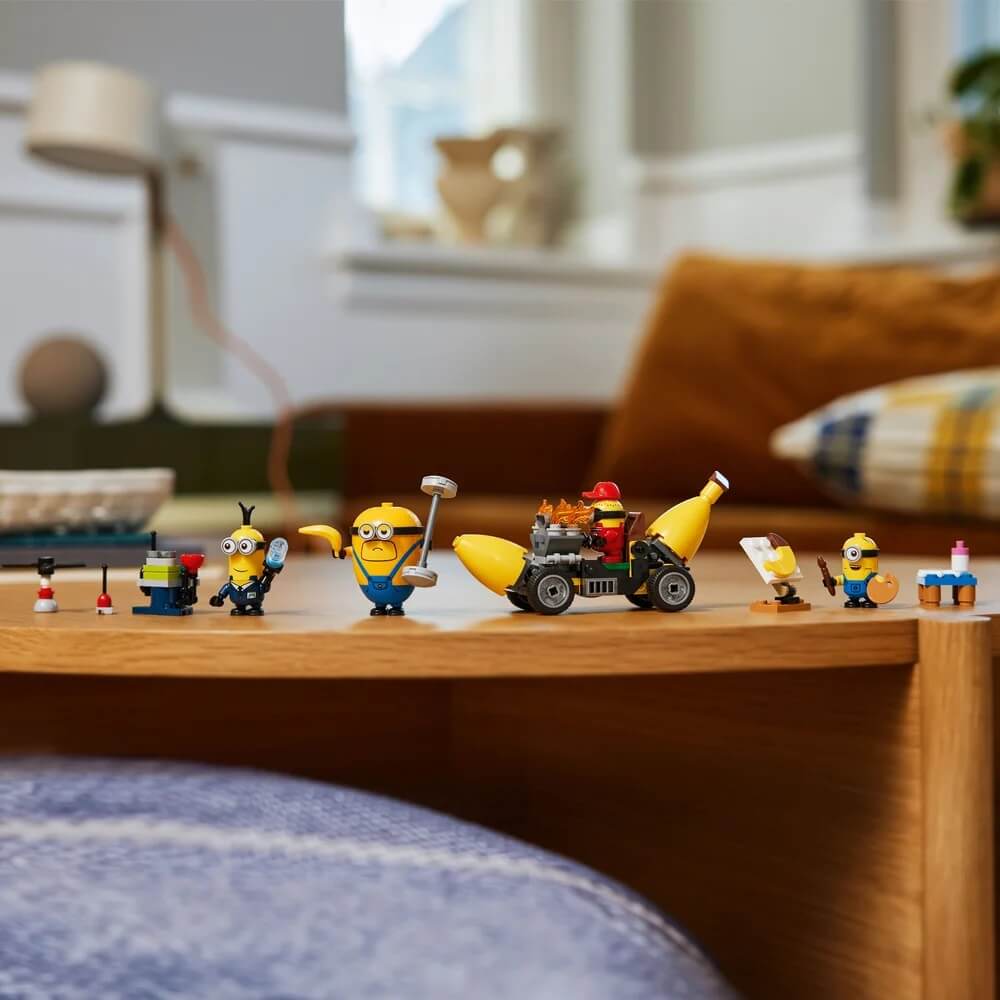Image of Lego Minion on top of table