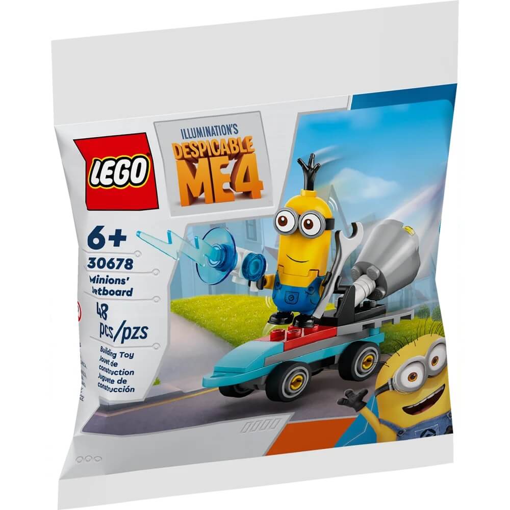 front image packaging bag of LEGO® Despicable Me Minions' Jetboard 48 Piece Building Set (30678)