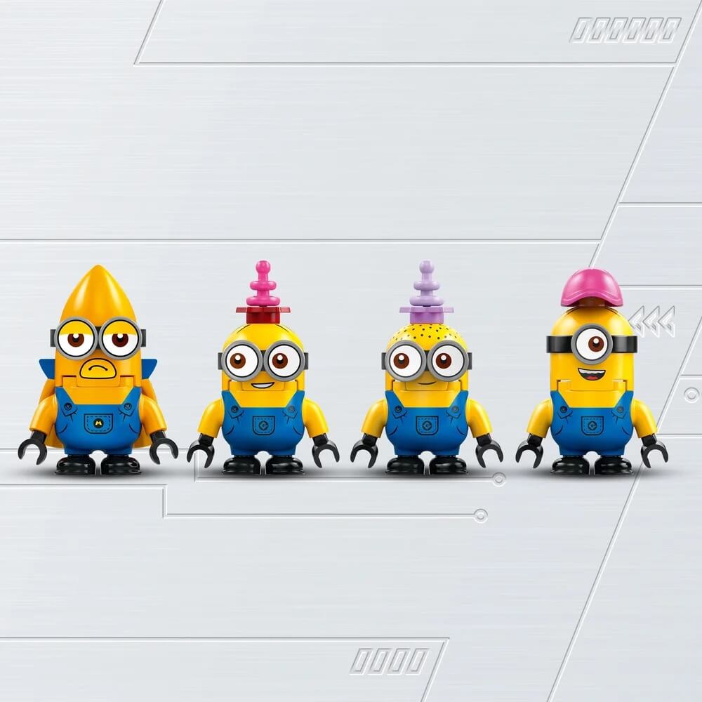 Image of minions with background
