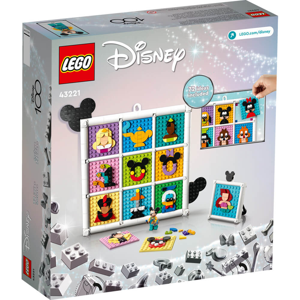 LEGO® Disney Classic 100 Years of Disney Animation Icons 1022 Piece Building Set (43221)