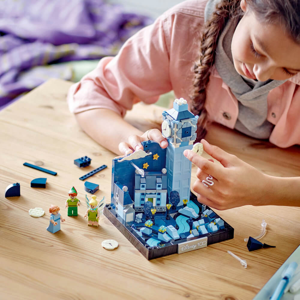 LEGO® Disney Peter Pan & Wendy's Flight over London 466 Piece Building Set (43232) child building 