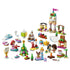 LEGO Disney Princess Advent Calendar 2026 set 43298 features colorful plastic princess figures, animal friends, a Christmas tree, train, castle tower and festive mini builds.