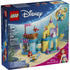 LEGO Disney Princess Ariel’s Magical Mini Palace box displaying the pastel underwater palace build, Ariel mini figure, Sebastian and Flounder characters, 5+ age label, piece count, and official LEGO Disney branding.