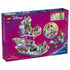 LEGO Disney Princess Ariel's Royal Wedding Boat box back in magenta and navy shows the modular white, lavender, pink, and teal boat, figures, sea chariot, and play features.