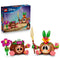 LEGO Disney Moana Kakamora set in brown, pink, green, purple, and tan plastic displays two coconut warriors with floral accessories and spear beside the colorful retail box.