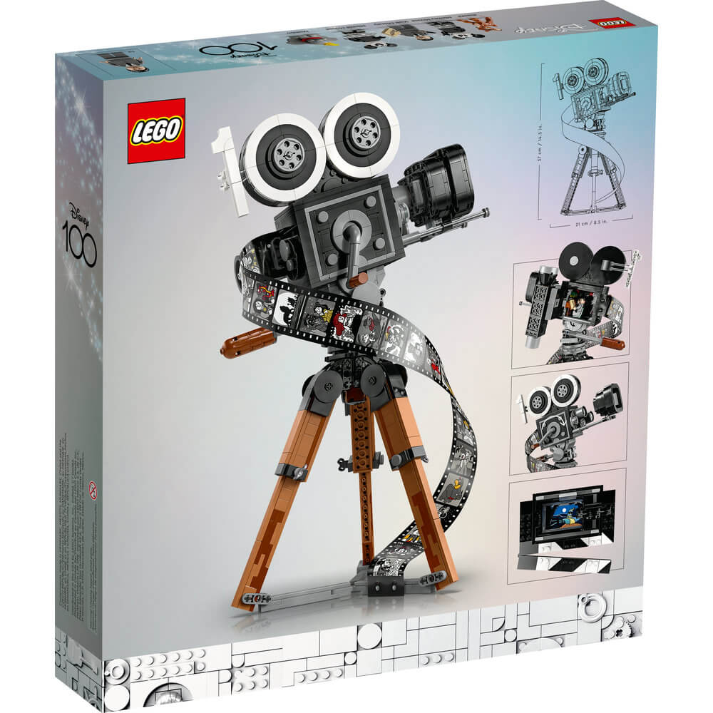 LEGO® Disney Walt Disney Tribute Camera 811 Piece Building Set (43230) box back