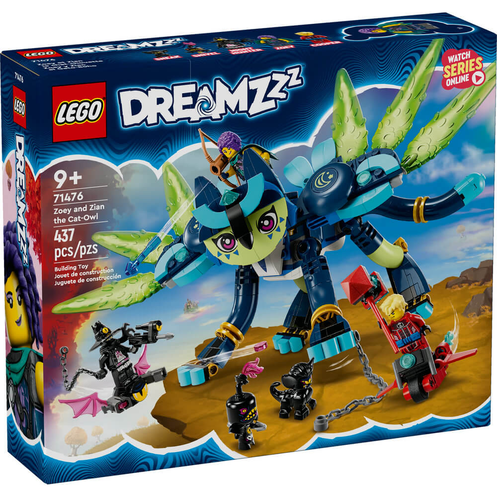 LEGO® DREAMZzz™ Zoey and Zian the Cat-Owl Toy 71476