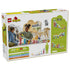 LEGO DUPLO 3 in 1 Creative Ramps with Vehicles set 10478 box back shows pastel plastic tracks, two children racing cars, three build options and play activity graphics.