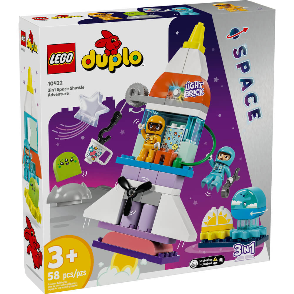 LEGO® DUPLO® 3in1 Space Shuttle Adventure Toy 10422