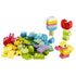LEGO DUPLO Colorful Creative Box 10479 features 80 bright plastic bricks in red, yellow, green, blue and pastel shades with duck, flower, ice pop and other sample builds.