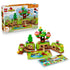 LEGO DUPLO Discovery Forest with Wild Animals set 10480 features green and brown plastic forest habitats, five animal figures, flowers, magnifiers, play mat and picture cards.