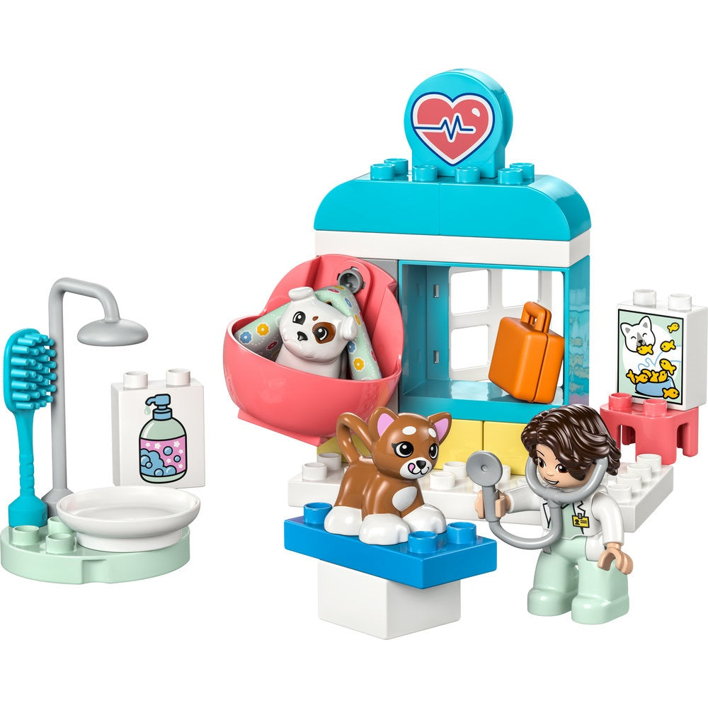 LEGO® DUPLO® Town Visit to the Vet Clinic 28 Piece Building Kit (10438)