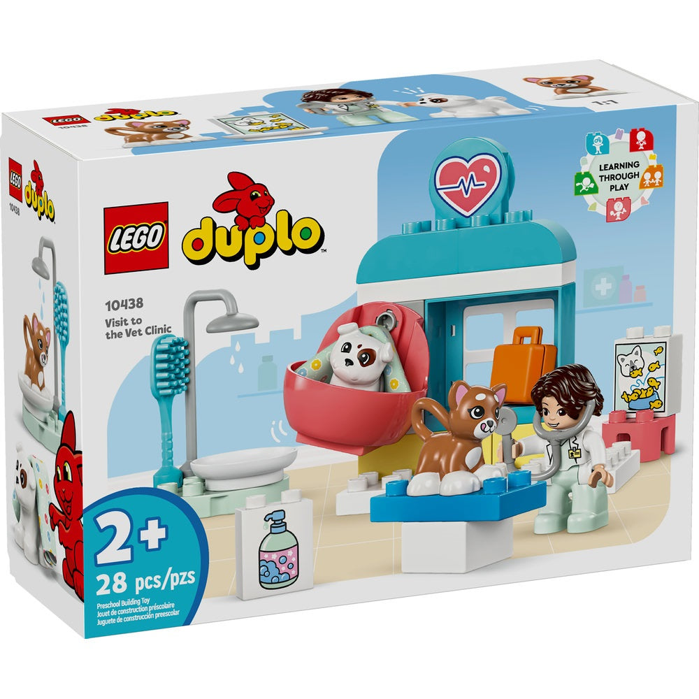 LEGO® DUPLO® Town Visit to the Vet Clinic 28 Piece Building Kit (10438)