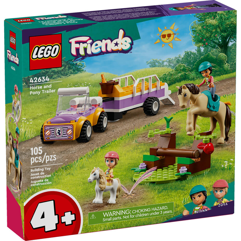 LEGO® Friends Horse and Pony Trailer Toy 42634