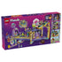 LEGO Friends Mermaid Roller Coaster Ride set 42703 box back shows purple tracks, a colorful coaster train, mermaid attraction, mini-dolls and illustrated play features.