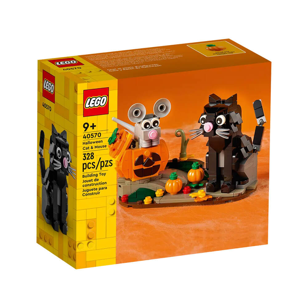 LEGO® Halloween Cat and Mouse 40570 Building Toy Set (328 Pieces) front of the box