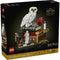 LEGO Harry Potter Philosopher’s Stone Collector’s Edition box in black and gold cardboard, premium rectangular packaging featuring the Hedwig owl display model, age rating, piece count, and elegant Harry Potter branding.