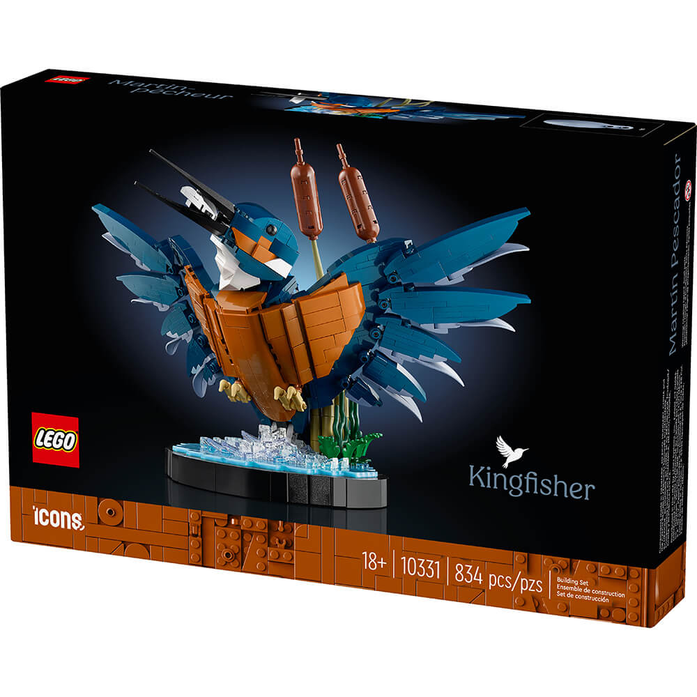 LEGO® Icons Kingfisher Bird 834 Piece Building Kit (10331)