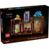 LEGO Ideas Mineral Collection set box showing colorful crystal mineral builds in display frames, with amethyst, topaz, and ruby LEGO models arranged on the packaging.