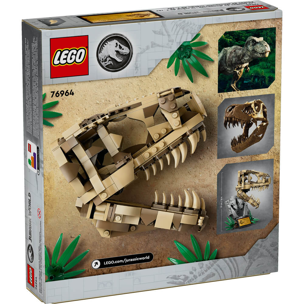 KGBOX Display Box : LEGO® 76964 Jurassic World : Dinosaur Fossils: T. rex  Skull