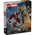 LEGO Marvel Hulkbuster vs Hulk box front displays a colorful cardboard package showing the red and gold Hulkbuster clashing with the green Hulk, Marvel branding, age range, and Epic Battle Collection details.