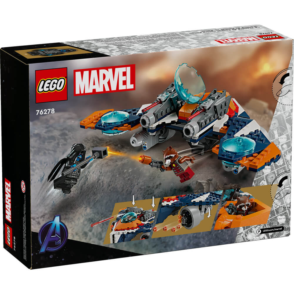 LEGO® Marvel Rocket’s Warbird vs. Ronan Kit 76278