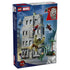 LEGO Marvel Spider-Man vs. Hulk Epic Clash box, blue and gray printed cardboard packaging featuring a city building battle scene, superhero characters and play features shown from the back.