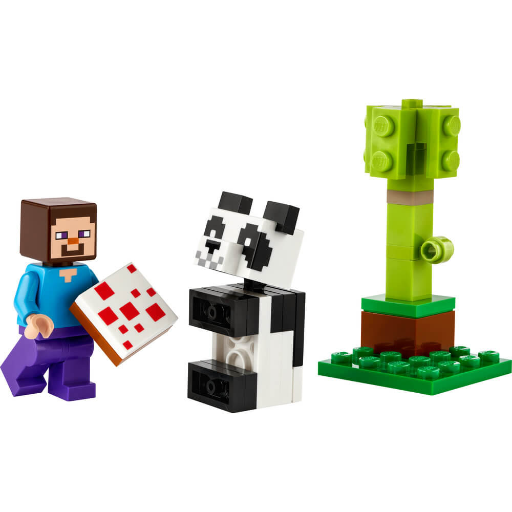LEGO® Minecraft Steve and Baby Panda 35 Piece Building Set (30672)