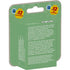 LEGO Minifigures Series 28 blind bag back packaging shows product information, multilingual text, safety warnings, and manufacturing details on a green background.