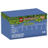 LEGO Shrek Minifigures 66815 six-pack box features blue cardboard with green slime graphics, character silhouettes and six mystery boxes noted on the front.