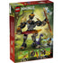 LEGO NINJAGO Dragons Rising package back in green cardboard showing Cole’s Mission Mech features, dark gray and gold plastic details, weapon functions, minifigures, and visual steps explaining play options.
