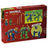 LEGO NINJAGO Dragon Mech Fight box back in red cardboard, rectangular packaging showing build steps, figures, and features, product details displayed on a bright illustrated background.