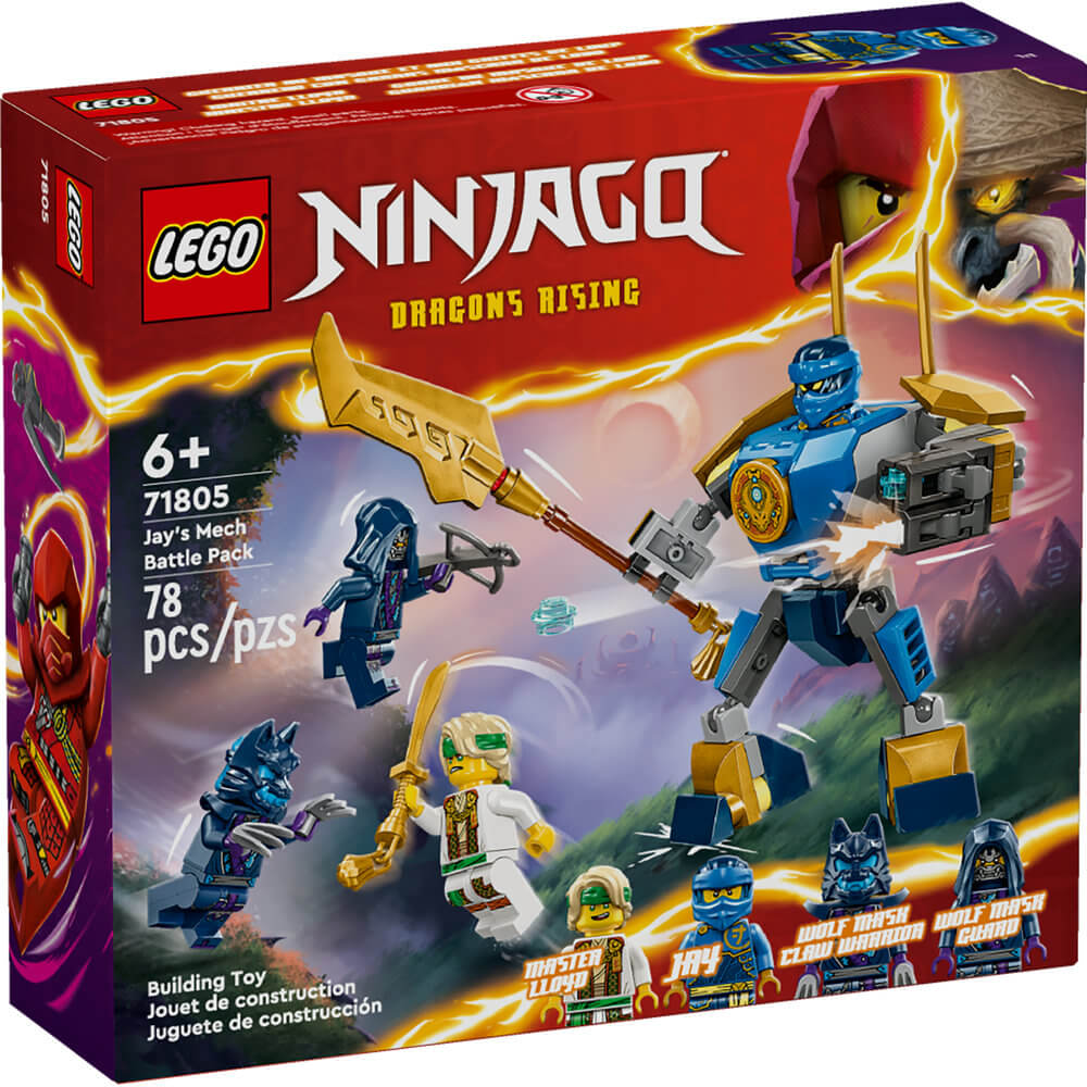 LEGO® NINJAGO® Jay’s Mech Battle Pack Ninja Toy 71805