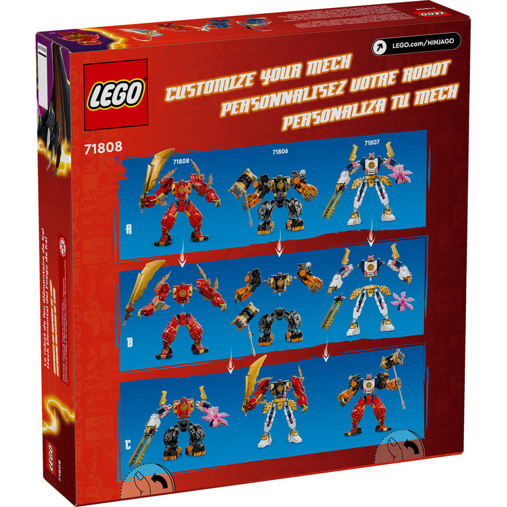 LEGO® NINJAGO® Kai’s Elemental Fire Mech Toy 71808