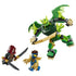 LEGO NINJAGO Lloyd's Dragon Mech Battle Pack in green, gray and gold bricks features a winged mech with sword, plus Lloyd and villain minifigures on white.
