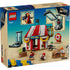 LEGO ONE PIECE Buggy the Clown's Circus Tent package back in blue and tan cardboard highlighting play features, character action functions and circus accessories on a white background.