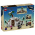 LEGO One Piece Dr. Hiriluk's Hideout 75641 package back shows the snowy cave exterior, flowering tree, three minifigures, interior play scenes and hidden details.
